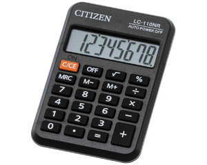 Калькулятор карманный Citizen LC-110NR 8-разрядный